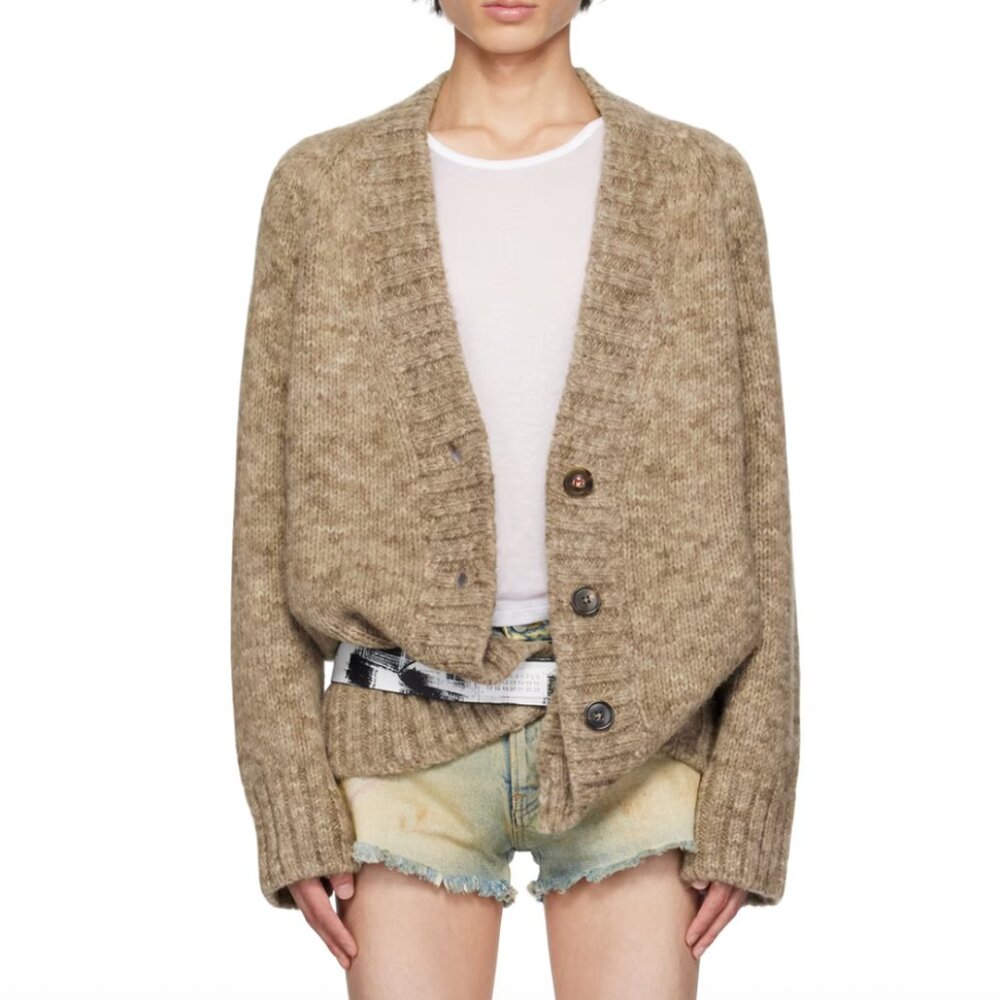 Maison Martin Margiela Tan Cardigan